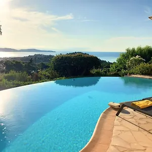 4-star Private With Heated Pool And Panoramic Sea View At Gulf De Saint Tropez Villa